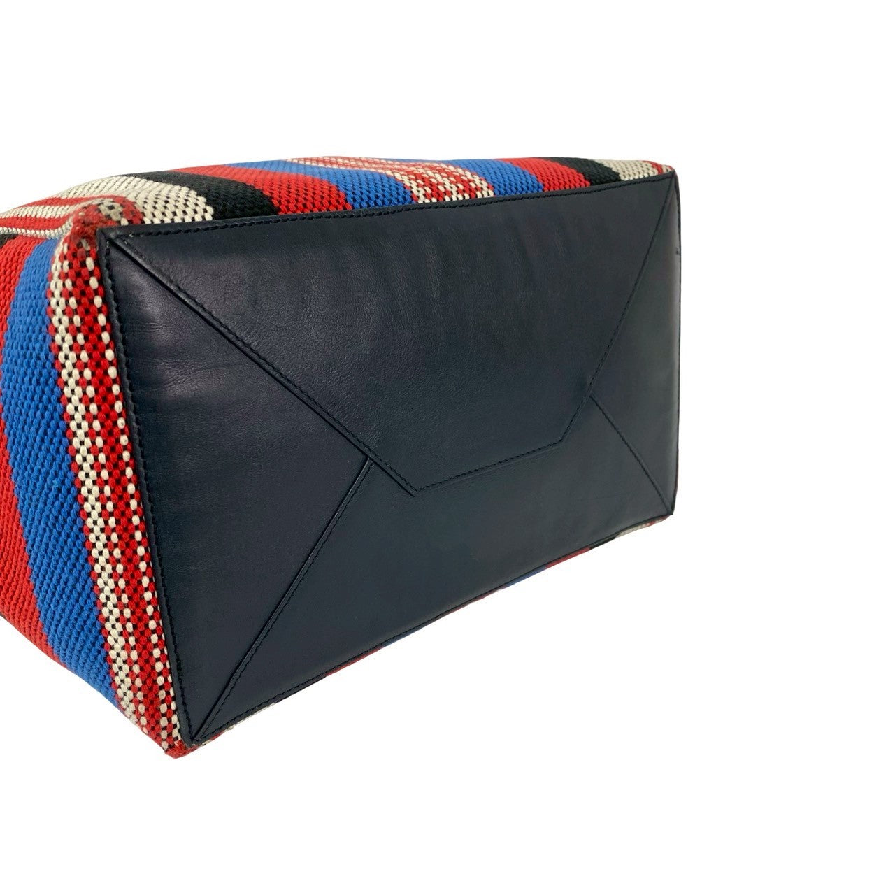 CELINE Tote Bag canvas Navy Hippo Phantom