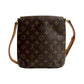 LOUIS VUITTON Shoulder Bag leather Brown Monogram Musette Salsa