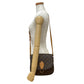 LOUIS VUITTON Shoulder Bag leather Brown Monogram Saint-Cloud