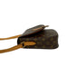LOUIS VUITTON Shoulder Bag leather Brown Monogram Saint-Cloud