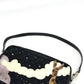 LOUIS VUITTON Shoulder Bag M92275 Satin black Monogram Satin Pochette Conte Do Fe Women Used Authentic