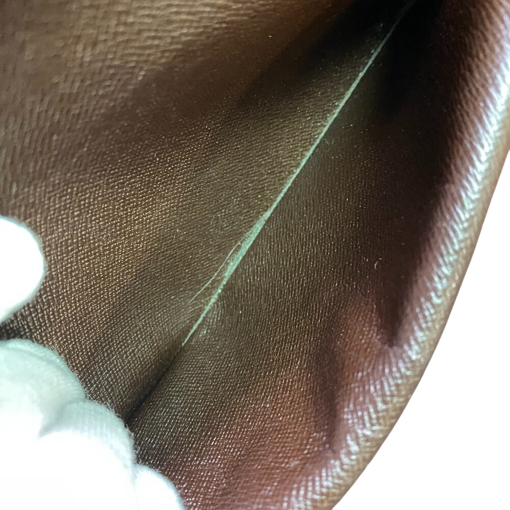 LOUIS VUITTON Long Wallet Purse N61217 Damier Brown Damier Portefeuille International