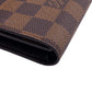 LOUIS VUITTON Long Wallet Purse N61217 Damier Brown Damier Portefeuille International