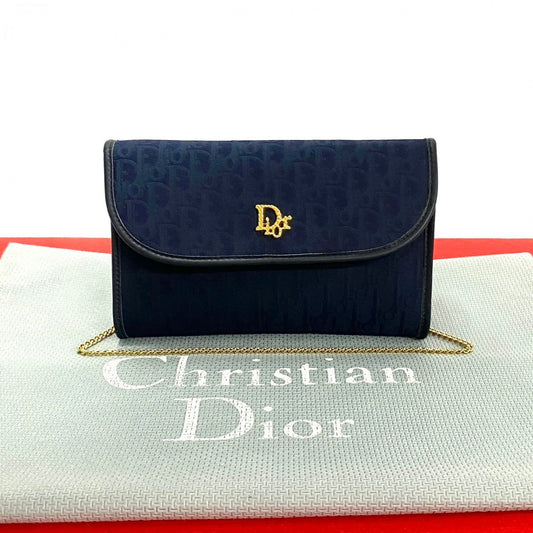 Dior Shoulder Bag leather Navy