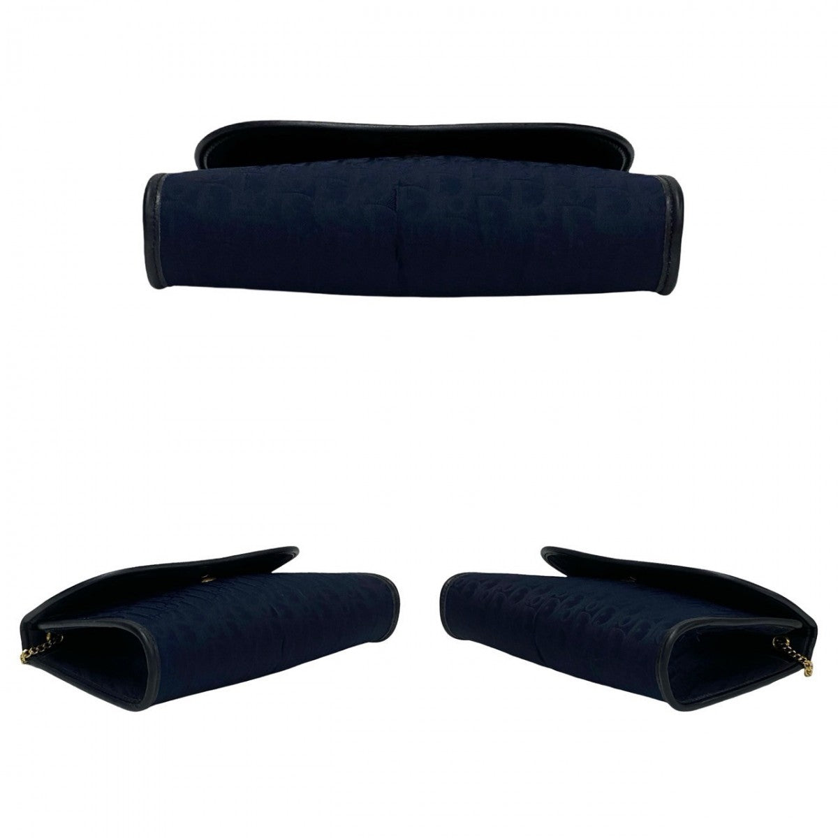 Dior Shoulder Bag leather Navy