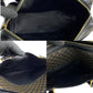 CELINE Handbag Leather, PVC Brown Macadam Blason Triomphe Pattern Women Used Authentic