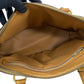 CELINE Handbag Leather, PVC Brown Macadam Blason Triomphe Pattern Women Used Authentic