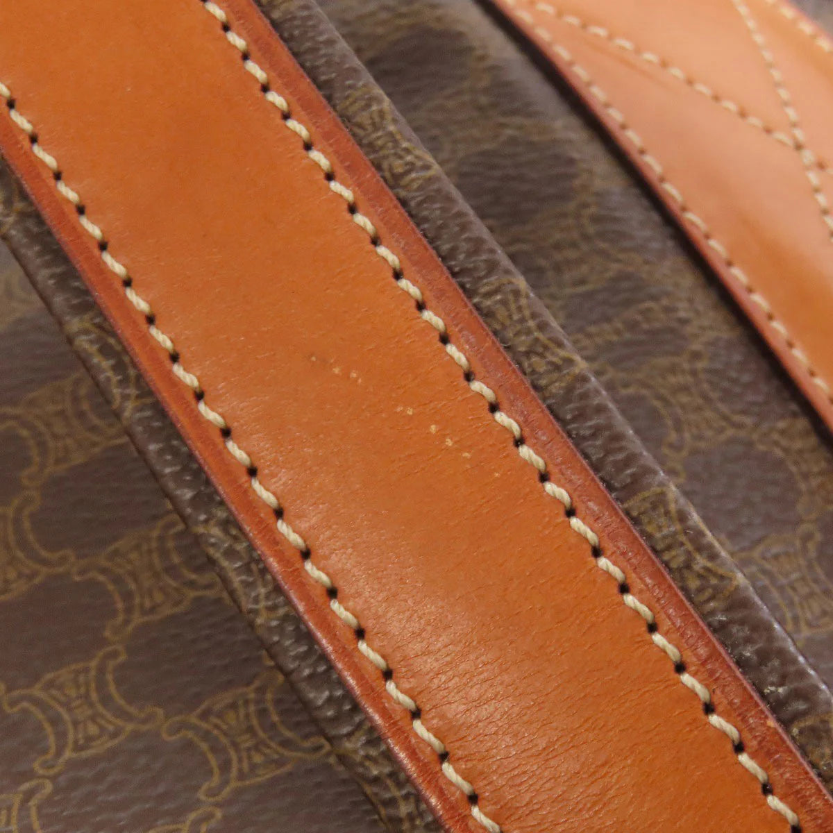 CELINE Macadam Monogram Boston Duffel Bag
Brown