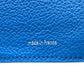LOUIS VUITTON Bifold Wallet M82104 leather blue Monogram Ann Platt Portefeuille Clare