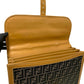 FENDI Business bag Canvas, Leather Brown Zucca FF Pattern mens Used Authentic
