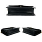 GUCCI Shoulder Bag leather black logo Metal Women Used Authentic