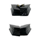 GUCCI Shoulder Bag leather black logo Metal Women Used Authentic