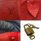 LOUIS VUITTON Handbag M43017 leather Red Epi Speedy 25 Women Used Authentic
