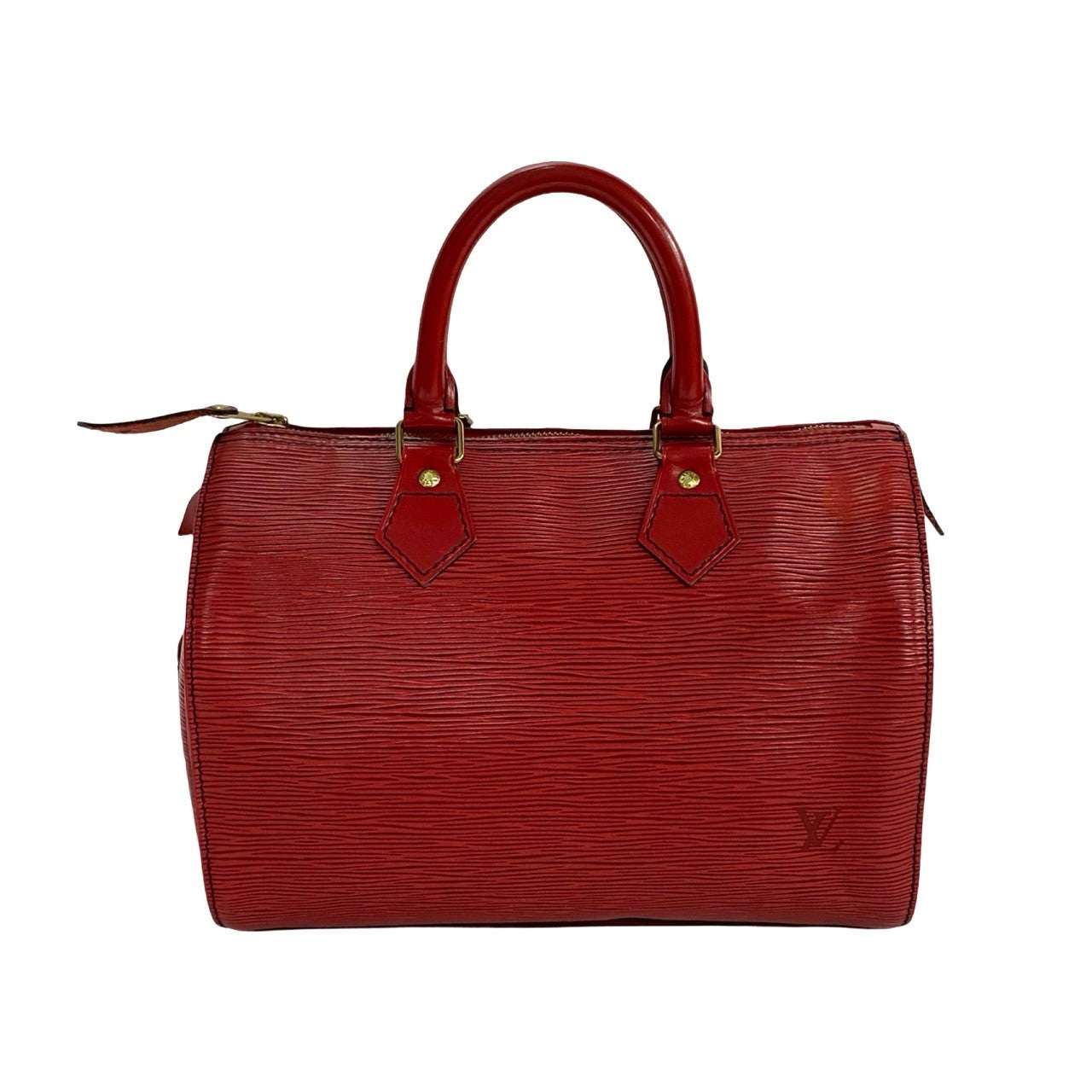 LOUIS VUITTON Handbag M43017 leather Red Epi Speedy 25 Women Used Authentic