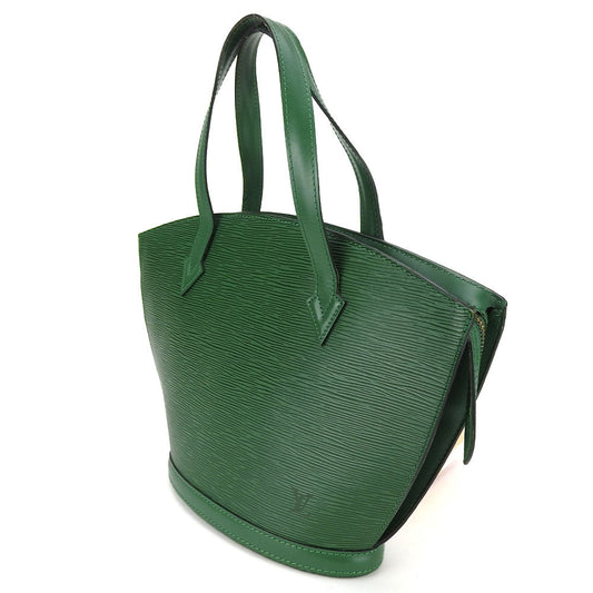 LOUIS VUITTON Handbag M52274 Epi Leather green Sun jack Women Used Authentic