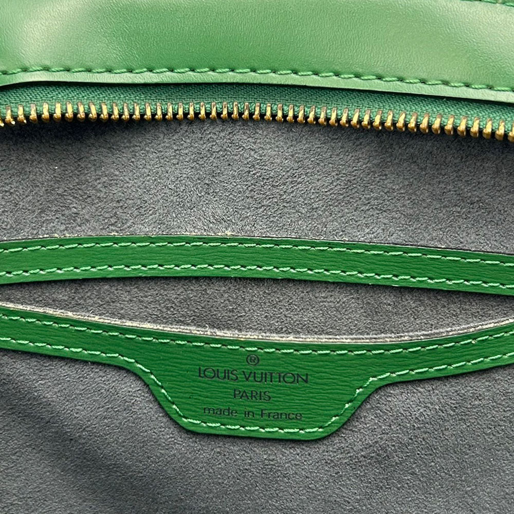 LOUIS VUITTON Handbag M52274 Epi Leather green Sun jack Women Used Authentic