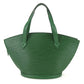 LOUIS VUITTON Handbag M52274 Epi Leather green Sun jack Women Used Authentic