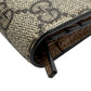 GUCCI Bifold Wallet GG Supreme canvas, leather beige GG Supreme