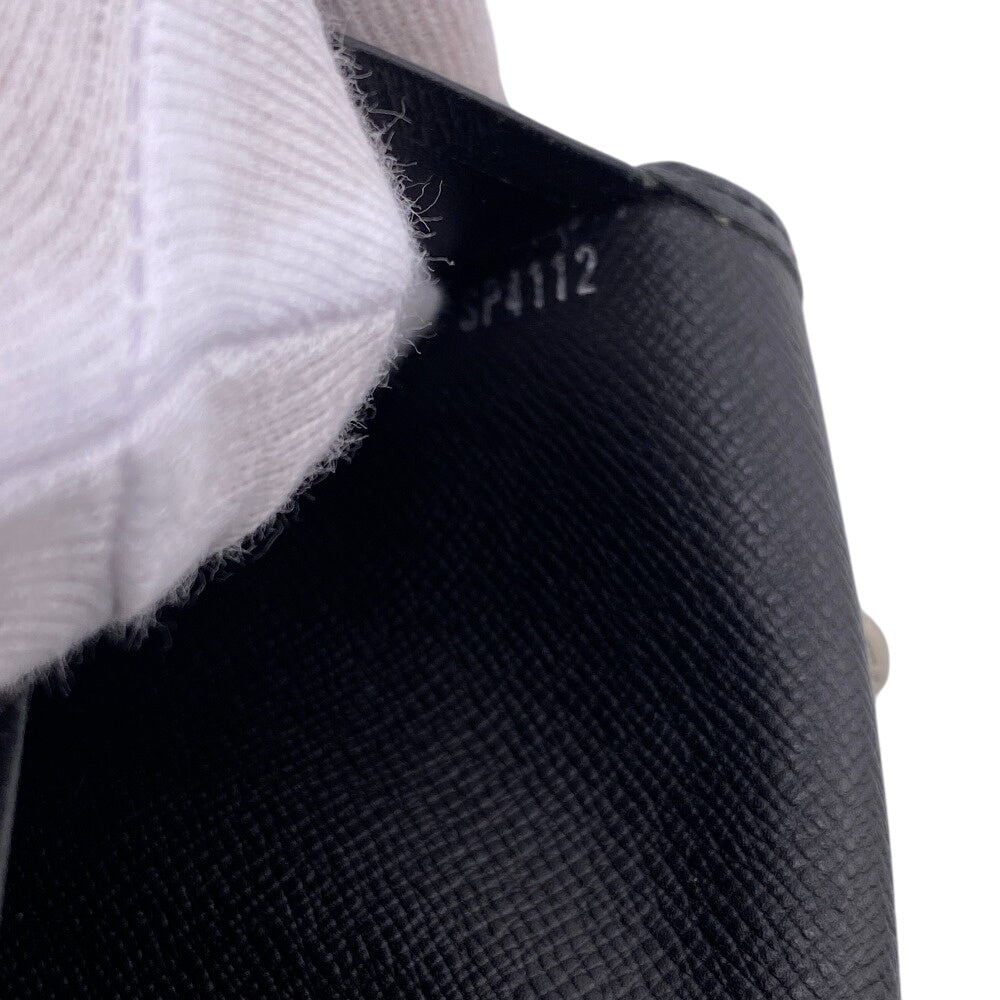 LOUIS VUITTON Long Wallet Purse M30501 Taiga, Leather black Taiga Portefeuille Brazza