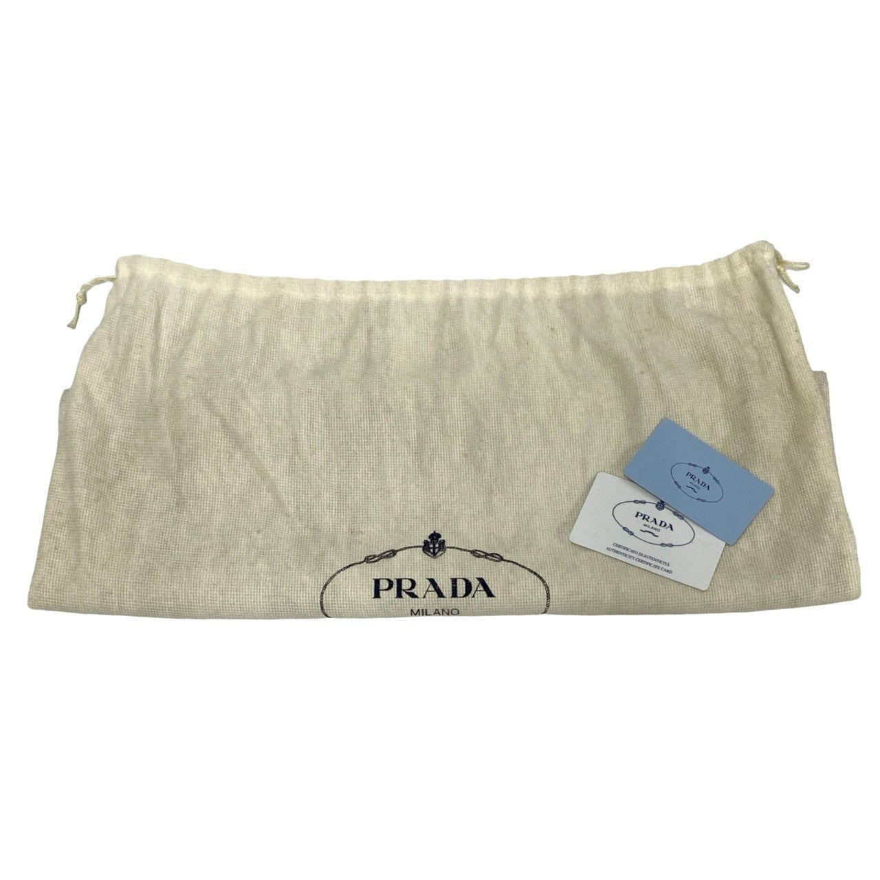 PRADA Shoulder Bag Canvas, Plastic black PRADA triangle logo Women Used Authentic