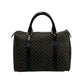 CELINE Handbag Leather, PVC black Macadam Blason Triomphe logo Women Used Authentic