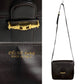CELINE Shoulder Bag leather Brown Triomphe Metal Women Used Authentic