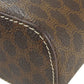 CELINE Handbag PVC, Leather Brown Macadam Women Used Authentic