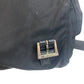 PRADA Shoulder Bag Nylon, Leather black Triangular plate