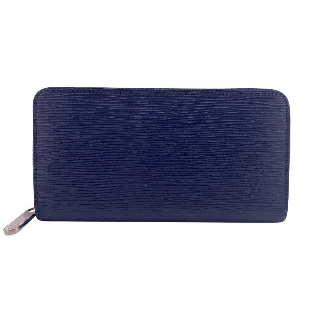 LOUIS VUITTON Long Wallet Purse M60307 leather Navy Epi Epi Zippy Wallet