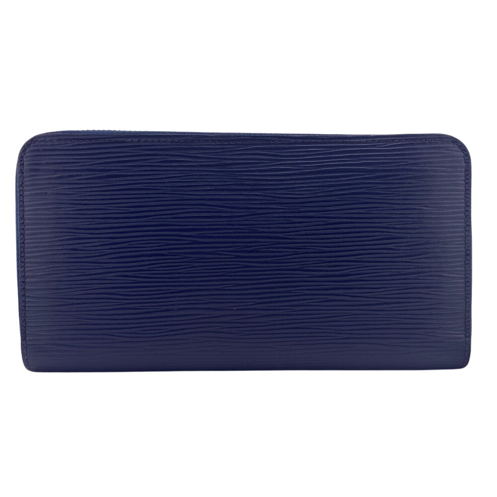 LOUIS VUITTON Long Wallet Purse M60307 leather Navy Epi Epi Zippy Wallet