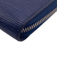 LOUIS VUITTON Long Wallet Purse M60307 leather Navy Epi Epi Zippy Wallet