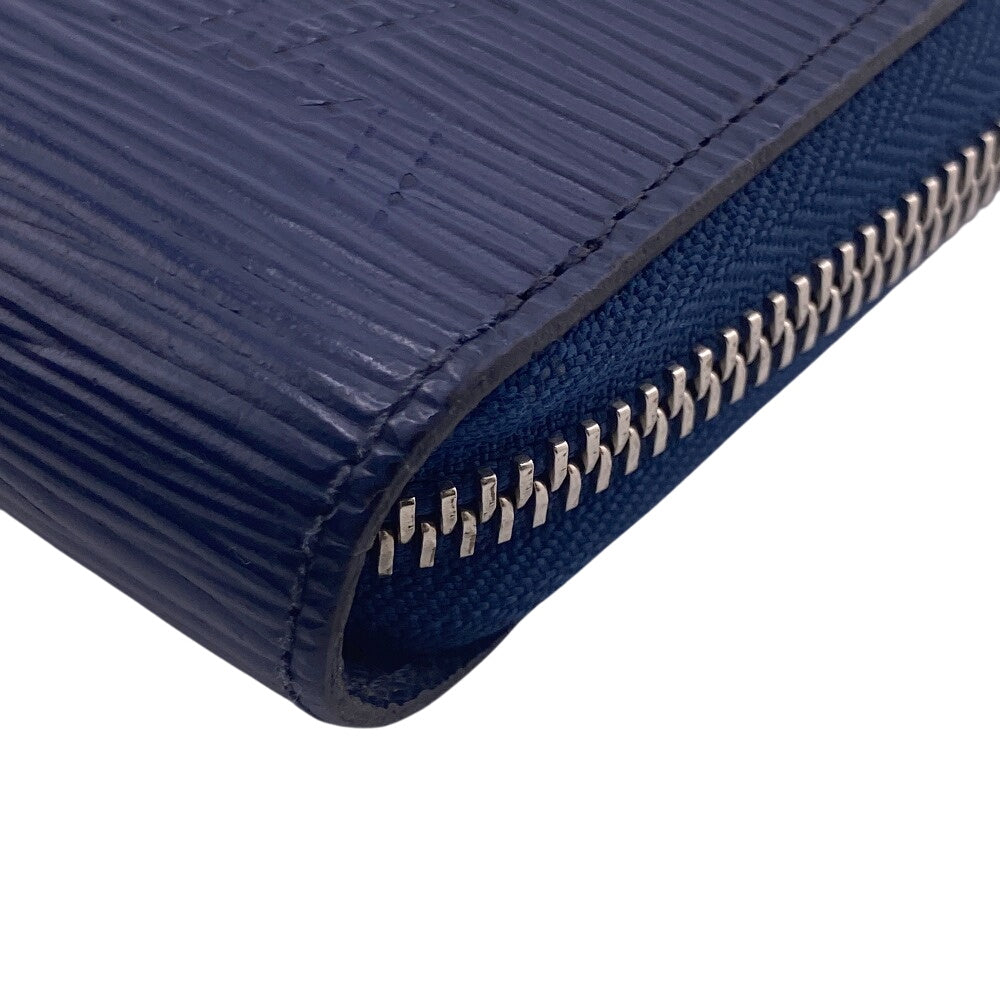 LOUIS VUITTON Long Wallet Purse M60307 leather Navy Epi Epi Zippy Wallet