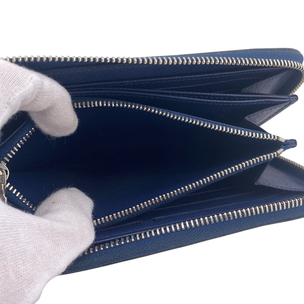 LOUIS VUITTON Long Wallet Purse M60307 leather Navy Epi Epi Zippy Wallet