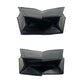 CELINE Handbag leather black Globe logo Metal Women Used Authentic