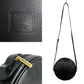 BURBERRY Shoulder Bag leather black Nova Check Women Used Authentic