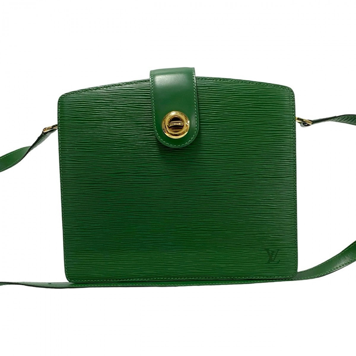 LOUIS VUITTON Shoulder Bag M52344 Epi Leather green Epi Capuchin Women Used Authentic