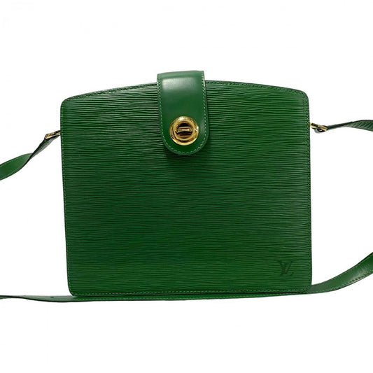 LOUIS VUITTON Shoulder Bag M52344 Epi Leather green Epi Capuchin Women Used Authentic