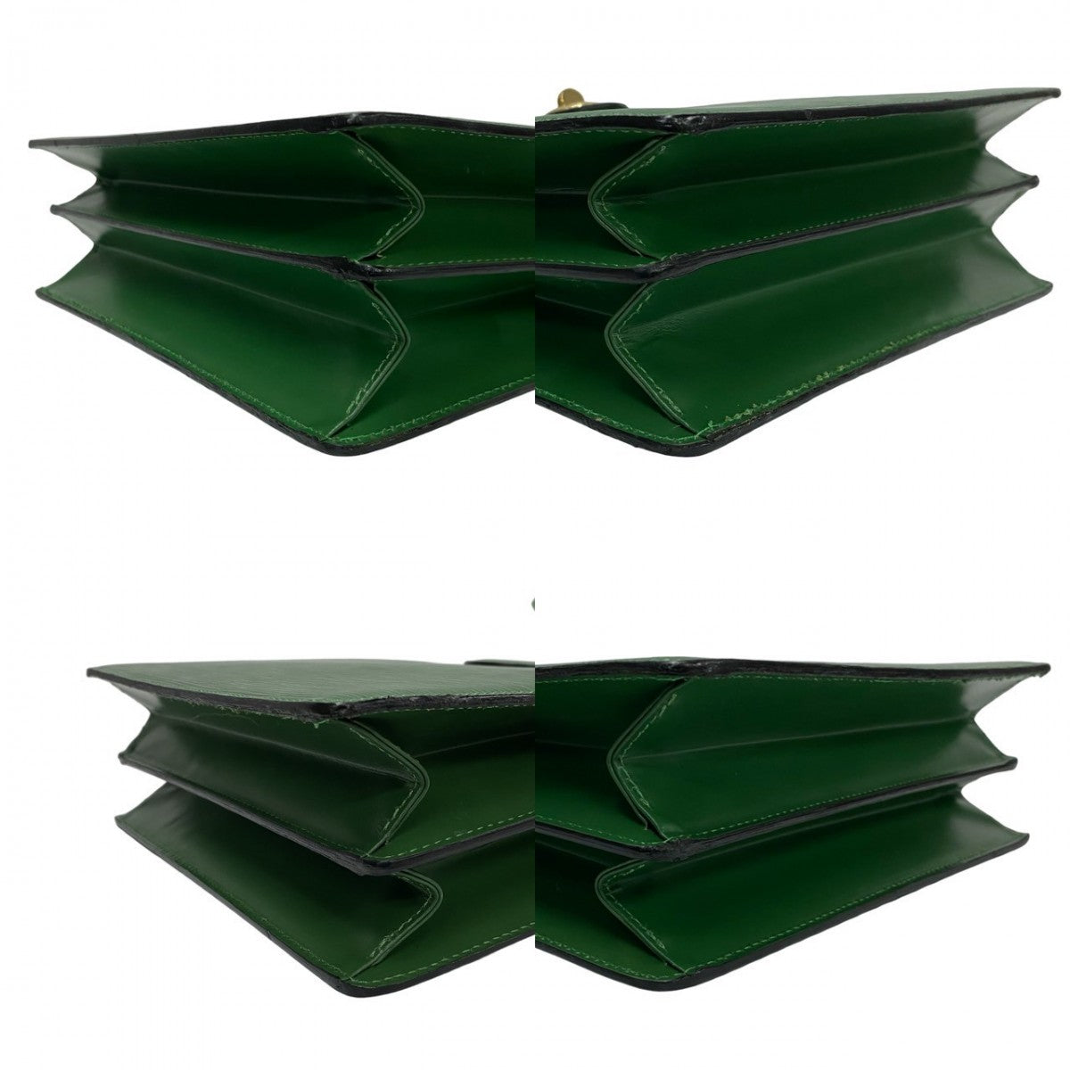 LOUIS VUITTON Shoulder Bag M52344 Epi Leather green Epi Capuchin Women Used Authentic