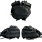FENDI Backpack Epi Leather black FF logo Metal Women Used Authentic