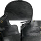 FENDI Backpack Epi Leather black FF logo Metal Women Used Authentic