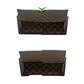 LOUIS VUITTON Business bag N53315 Leather, PVC Brown Damier Altona GM mens Used Authentic