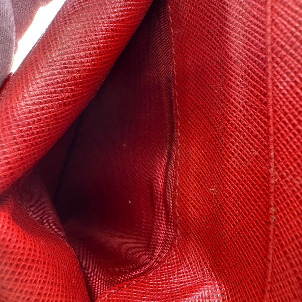 PRADA Bifold Wallet 1ML018 leather Red