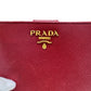 PRADA Bifold Wallet 1ML018 leather Red
