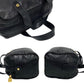 LOEWE Handbag leather black Anagram logo Women Used Authentic