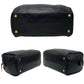 LOEWE Handbag leather black Anagram logo Women Used Authentic