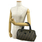 FENDI Handbag Leather, PVC black Zucca FF Pattern Women Used Authentic