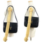 GUCCI Shoulder Bag Calfskin, Leather Navy logo Metal Women Used Authentic