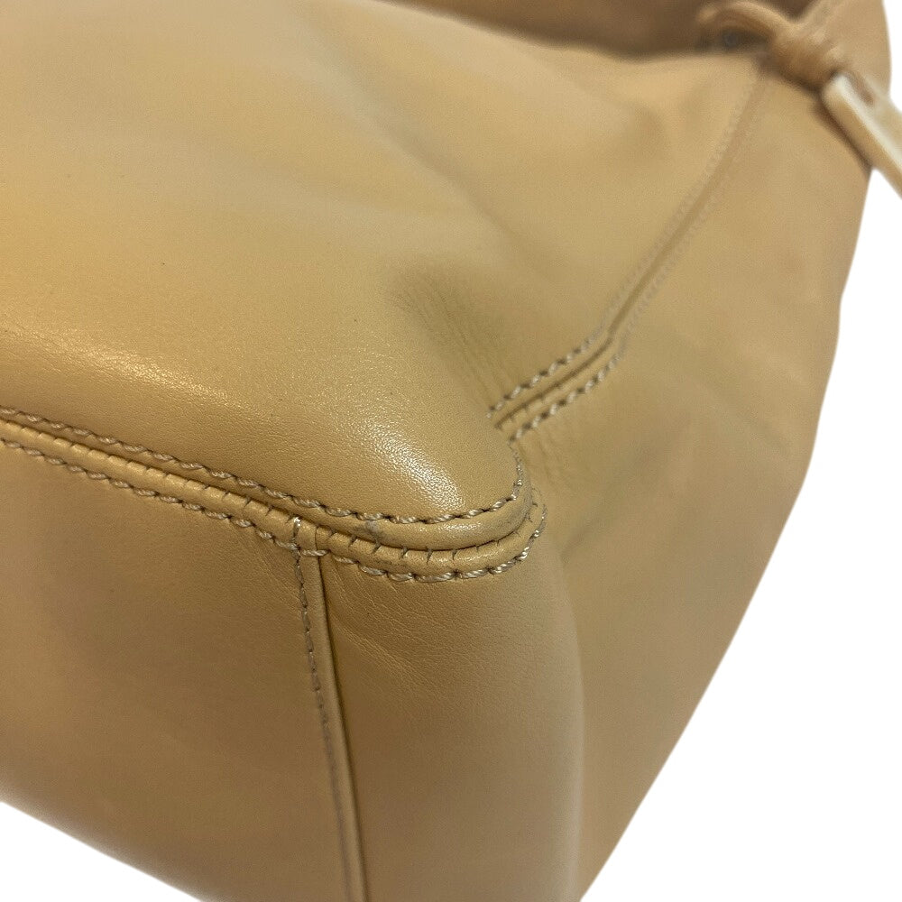 CHANEL Shoulder Bag lambskin beige COCO Mark