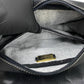 LOEWE Shoulder Bag leather black Anagram logo Women Used Authentic