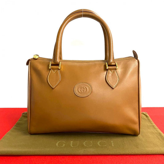 GUCCI Handbag leather Brown